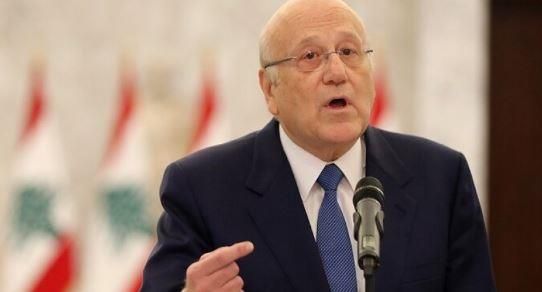 ميقاتي: ناقشت مع الرئيس عون الخطوات الدستورية لتشكيل الحكومة اللبنانية المقبلة