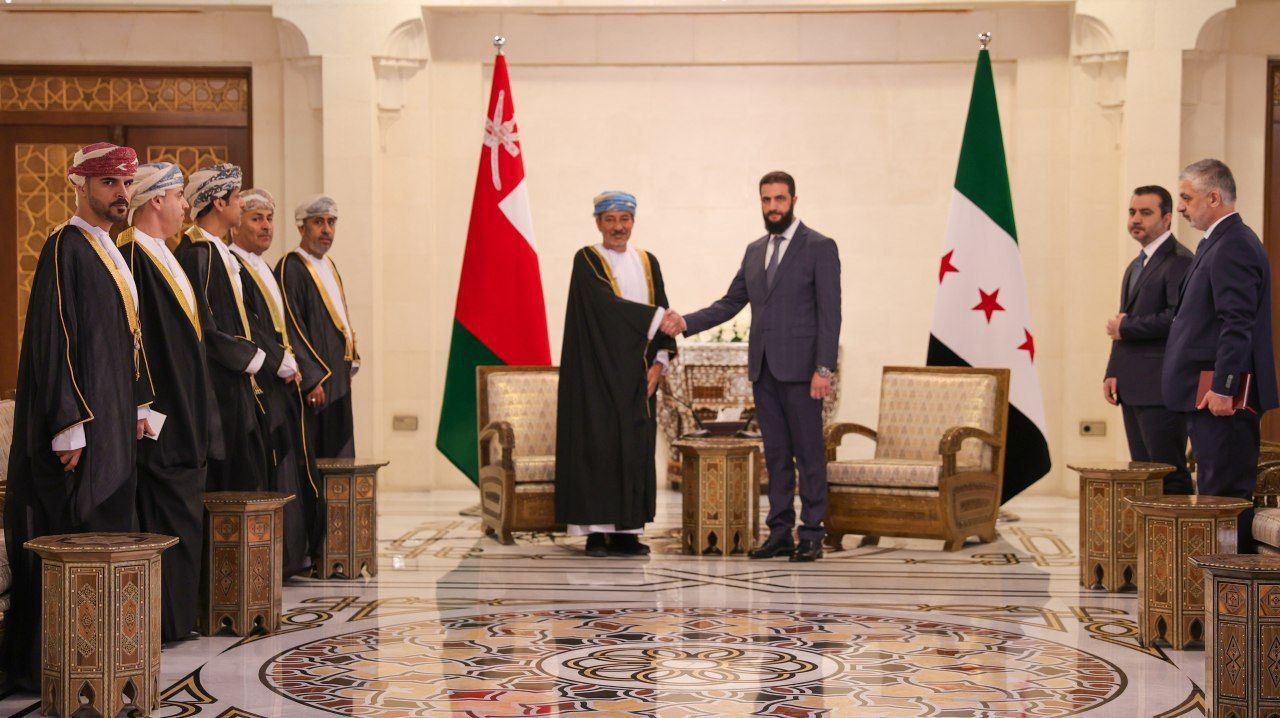 الوفد العماني ينقل تحيّاتُ جلالةِ السُّلطان إلى القيادة والشعب السوري