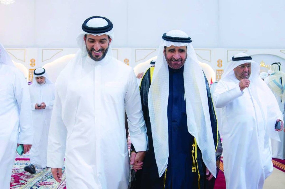 وليا عهد الشارقة والفجيرة يشهدان أفراح القواسم في مدينة كلباء