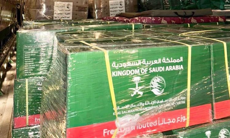 مغادرة الطائرة الإغاثية السعودية التاسعة إلى مطار دمشق الدولي