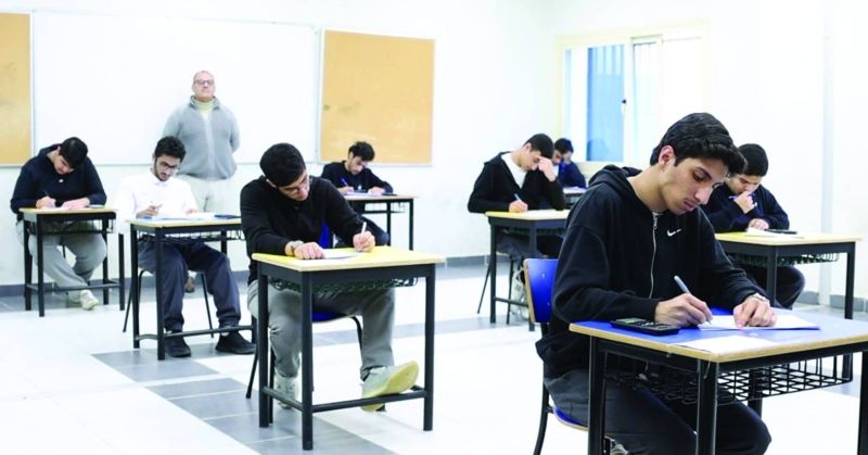 من اختبارات أمس