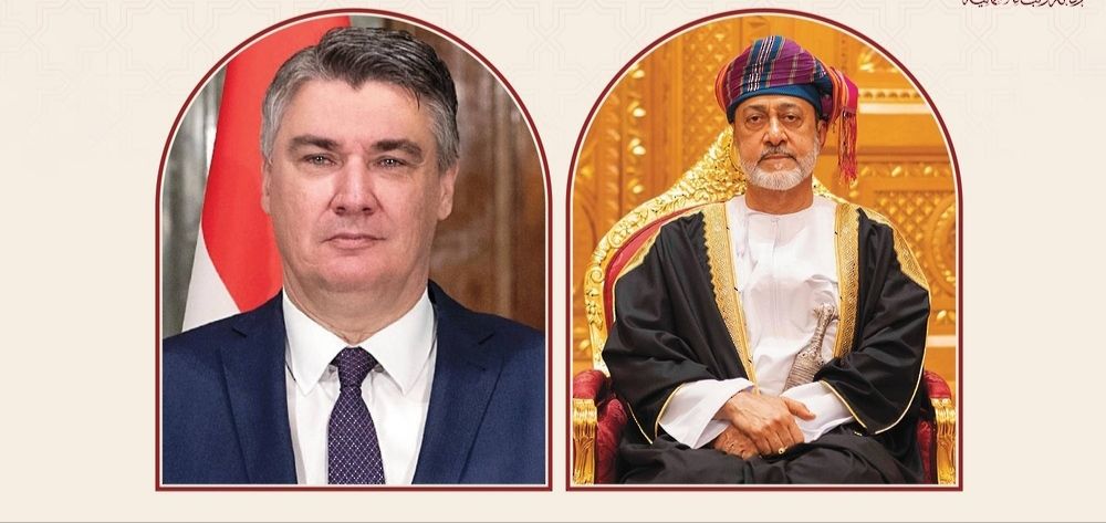 جلالة السُّلطان المعظم يهنئ الرئيس الكرواتي