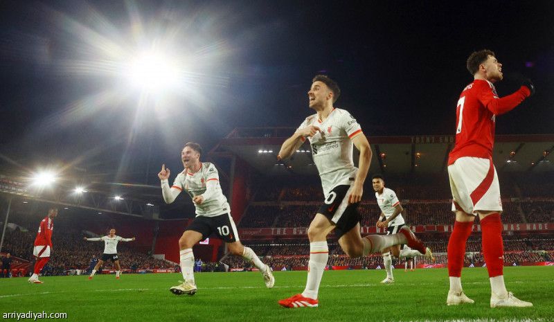 نوتنجهام يجبر ليفربول على التعادل الثاني