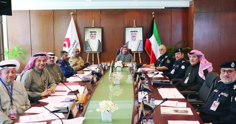 حمود المبارك مترئساً الاجتماع