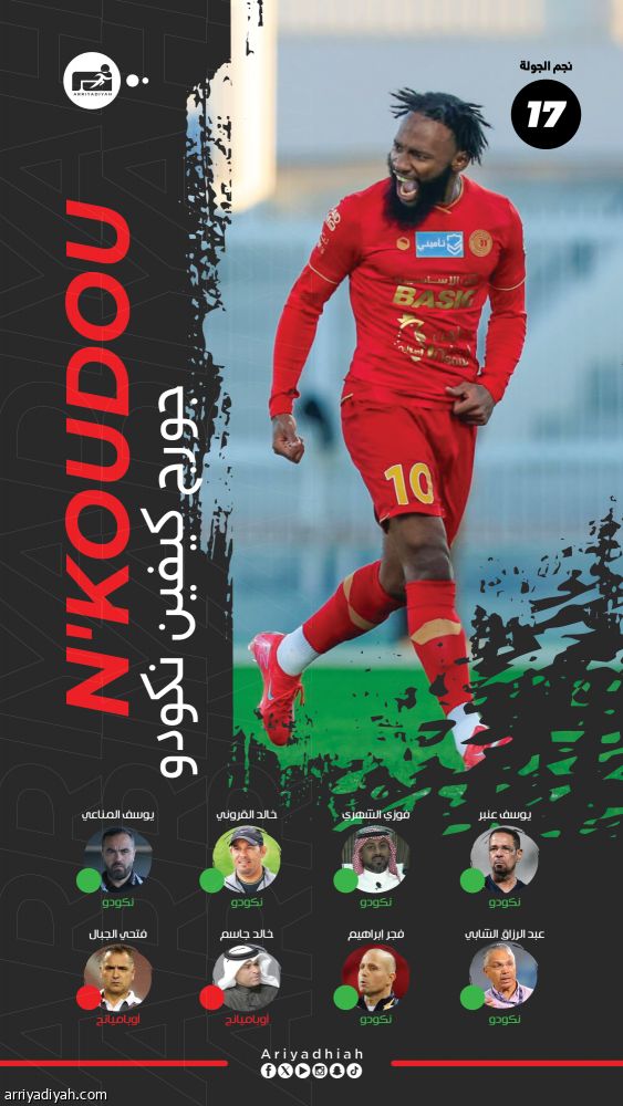 نكودو يخطف نجومية جولة «الأساطير»