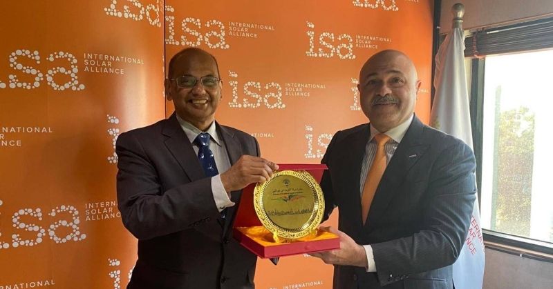 الشمالي يبحث مع أمين عام التحالف الدولي للطاقة الشمسية سبل تعزيز التعاون