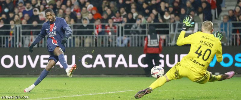 بهاتريك ديمبلي الثاني.. باريس يقسو على بريست