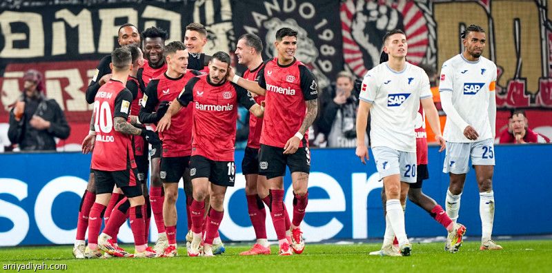 بـ 10 لاعبين.. ليفركوزن يضرب هوفنهايم