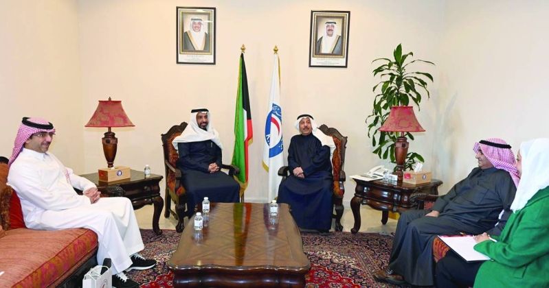 المغامس خلال لقائه المهيدلي والفيصل