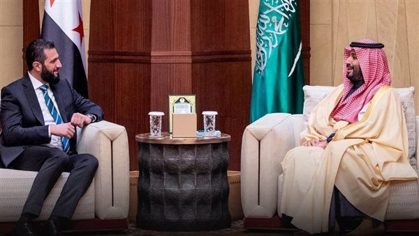 ولي العهد السعودي يستقبل الرئيس السوري في الرياض