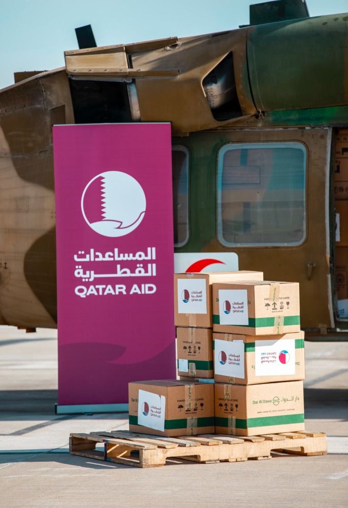 قطر تطلق جسرا جويا من الأردن لتوفير أدوية ومساعدات طبية لغزة