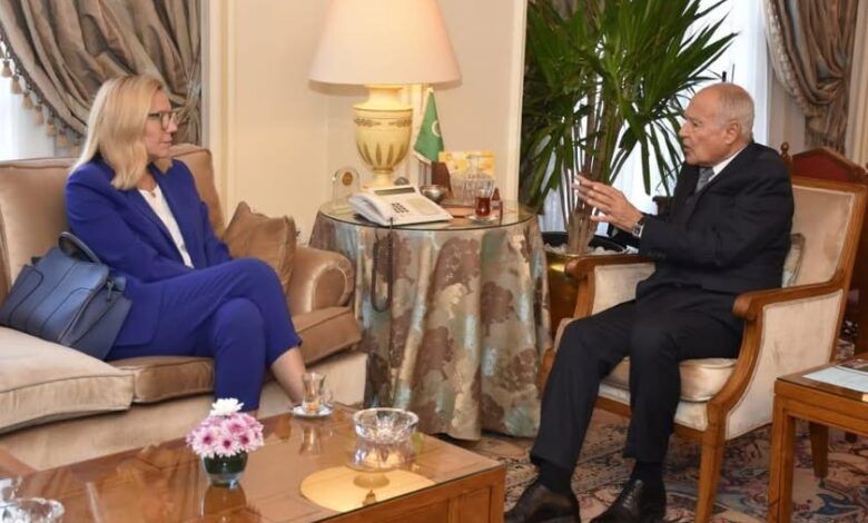 أبو الغيط في لقائه بمنسقة الأمم المتحدة لعملية السلام: التهجير مرفوض وبديله هو إعادة إعمار غزة في أسرع وقت