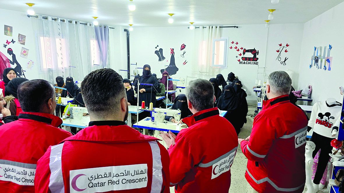 الهلال القطري يفتح «باب رزق» بالشمال السوري