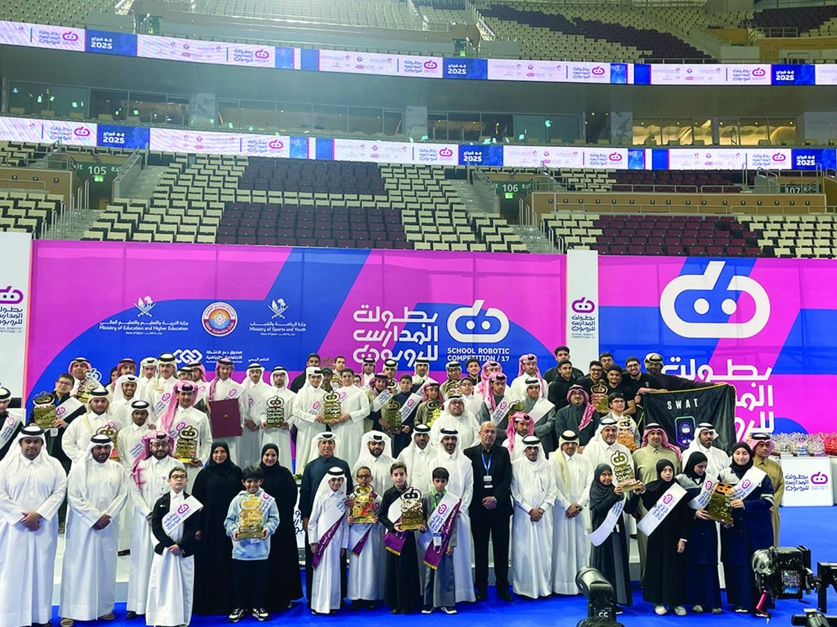 أجواء حماسية في تكريم الفائزين ببطولة المدارس للروبوت