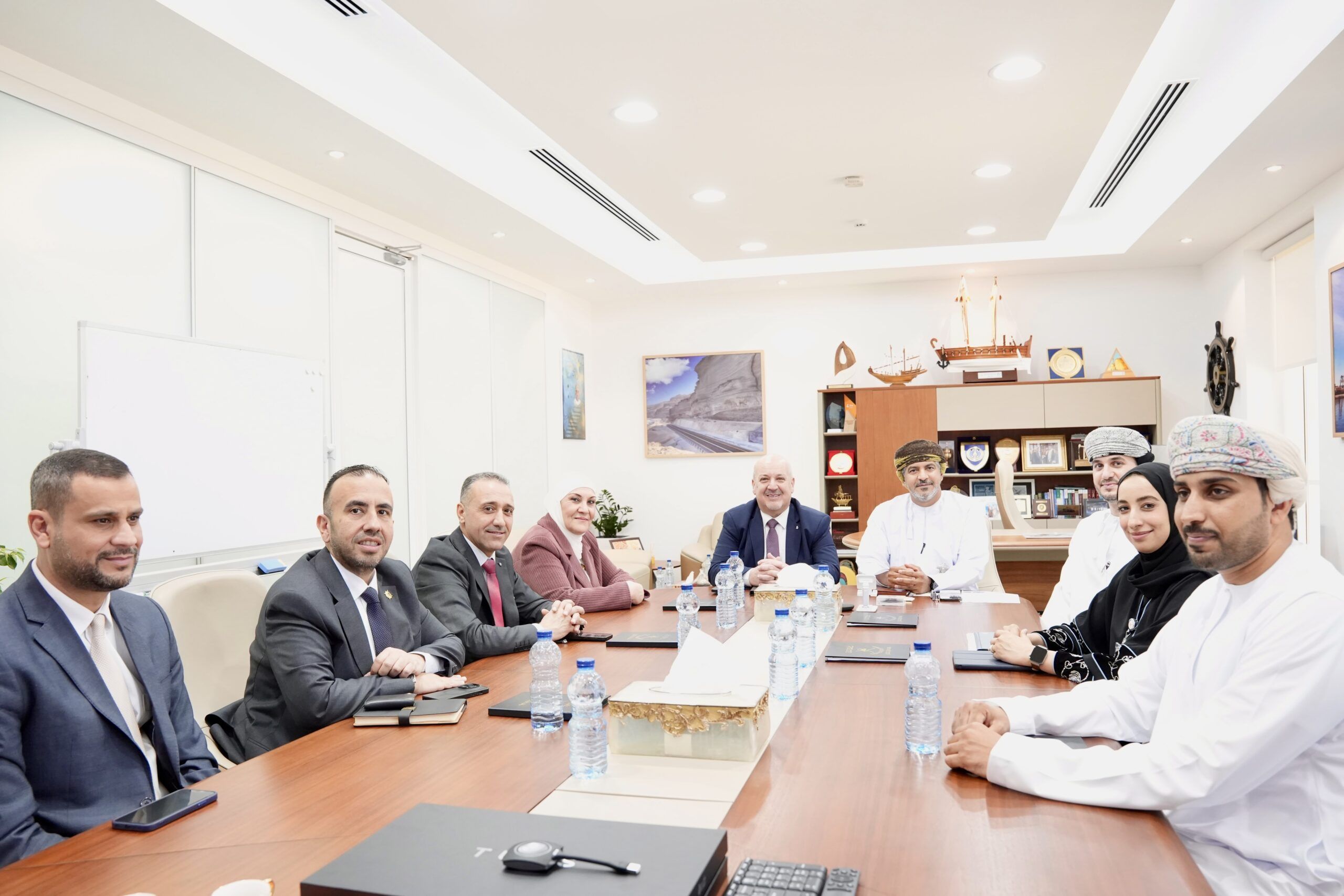 انطلاق أعمال اجتماع اللجنة البحرية المشتركة بين سلطنة عمان و الأردن
