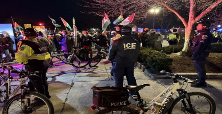 احتجاجات أمام البيت الأبيض رفضًا لمخطط تهجير الفلسطينيين من غزة