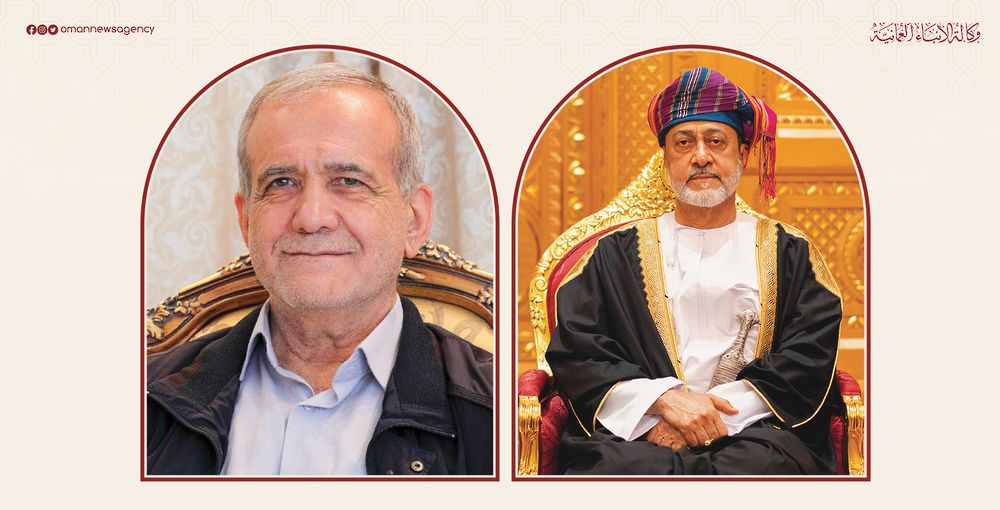 جلالةُ السُّلطان يهنّئ رئيسي إيران والفاتيكان