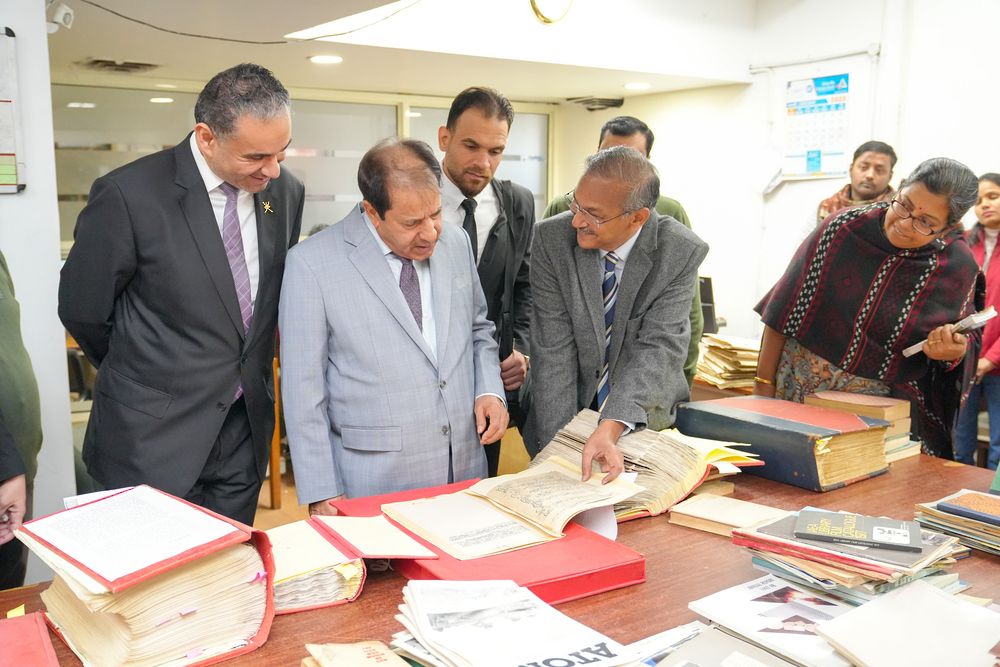 توقيع اتفاقية على برنامج تنفيذي للتعاون في مجال المحفوظات بين سلطنة عُمان والهند