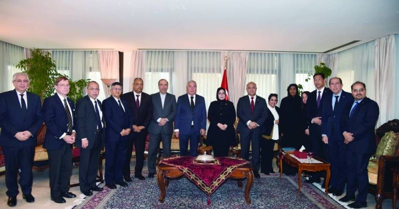 رؤساء البعثات الدبلوماسية يعزّون السفيرة التركية بوفاة والدها