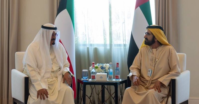 محمد بن راشد يستقبل رئيس مجلس الوزراء