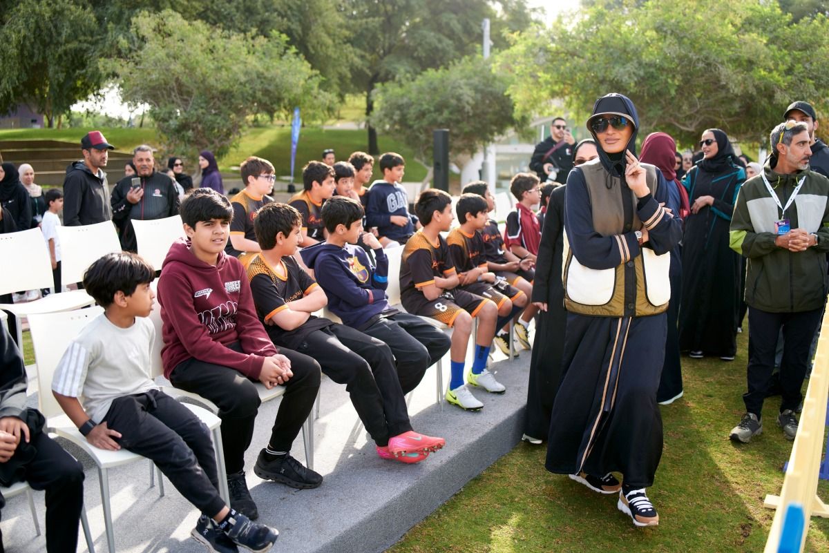صاحبة السمو تشارك في فعاليات اليوم الرياضي للدولة بمؤسسة قطر