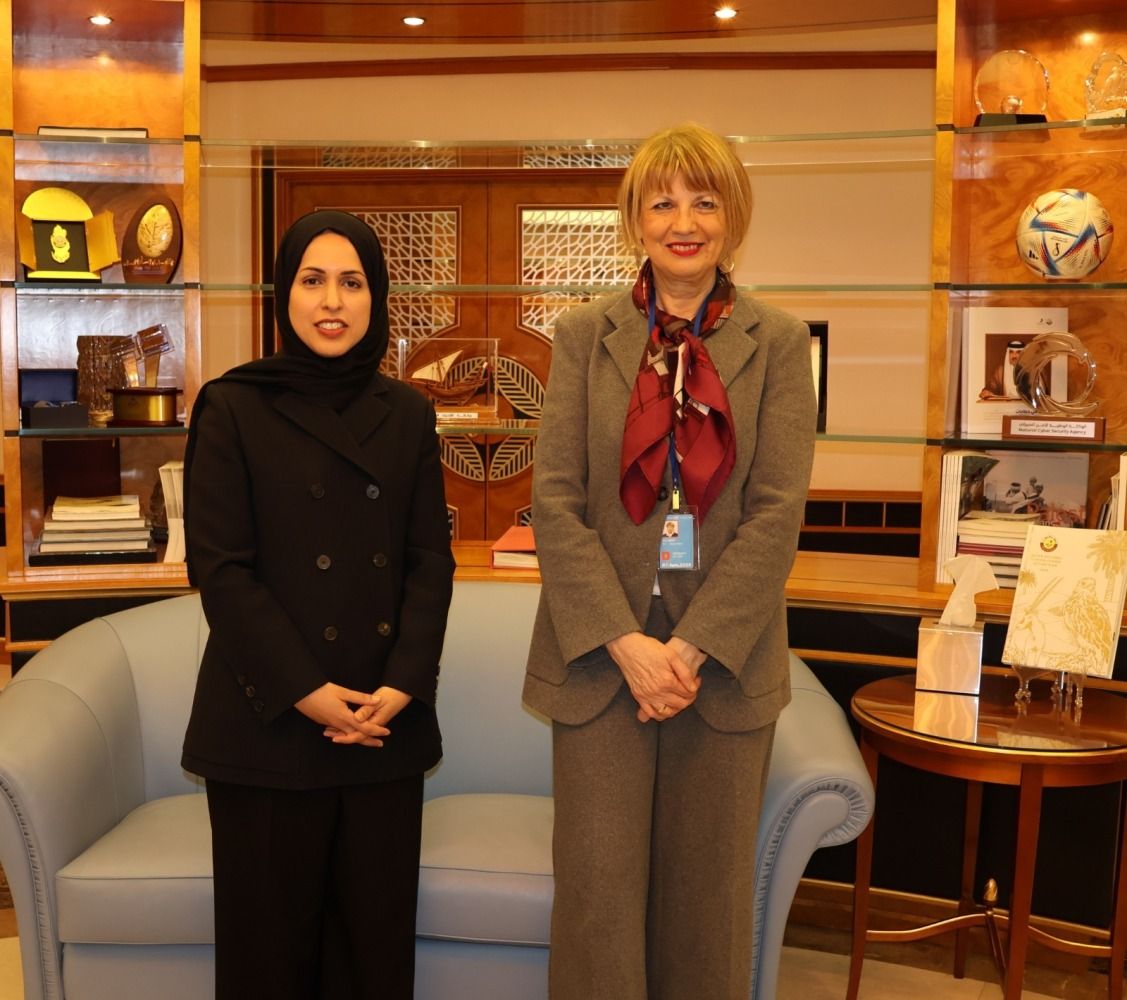 المندوب الدائم لدولة قطر لدى الأمم المتحدة تجتمع مع المرشحة لمنصب رئيس الجمعية العامة للأمم المتحدة