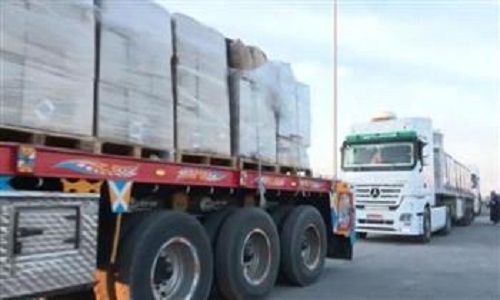 266 شاحنة مساعدات إنسانية وإغاثية تدخل إلى غزة