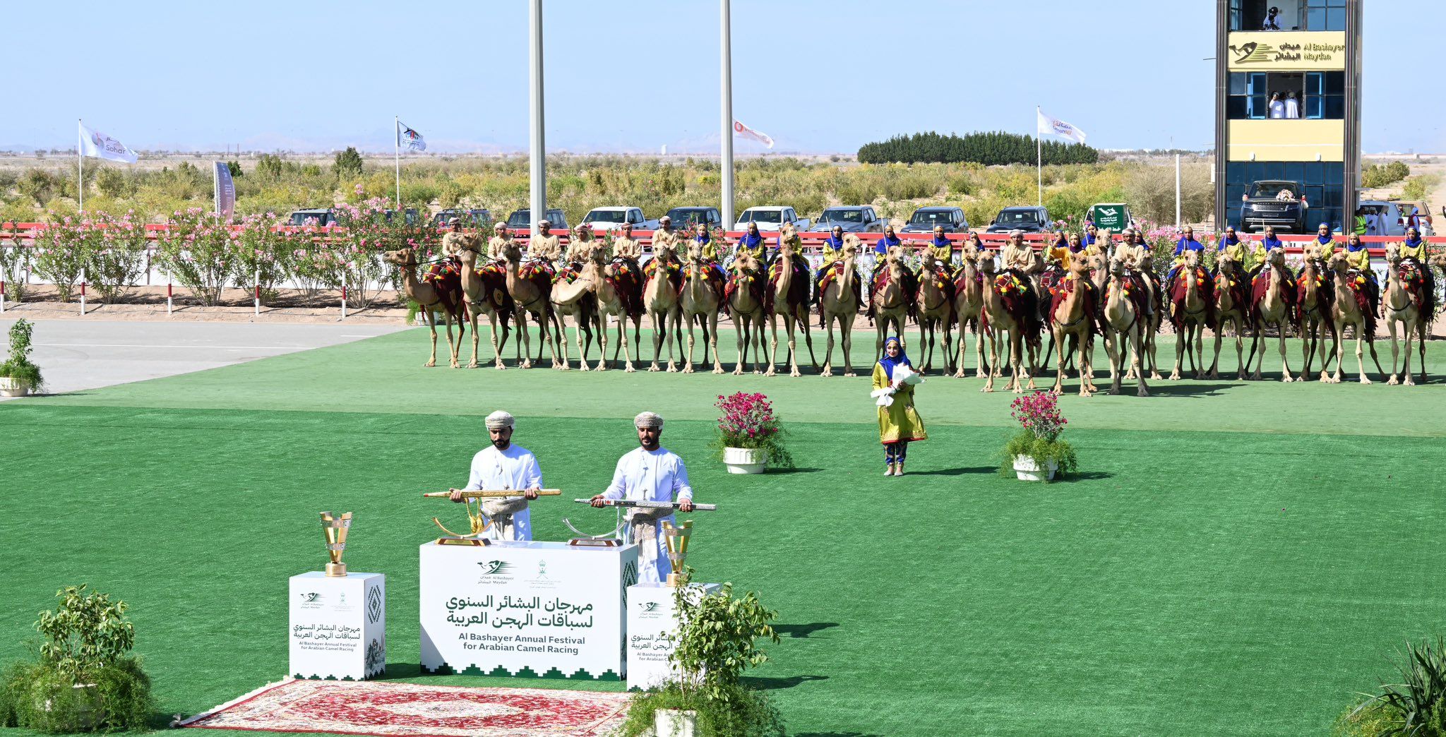 انطلاق حفل ختام مهرجان البشائر السنوي الثامن لسباقات الهجن العربية 2025