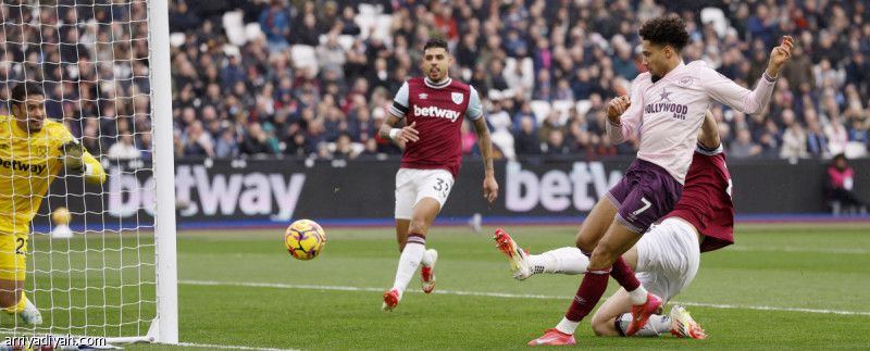 الفوز الثالث تواليا.. برينتفورد يعود بنقاط وست هام