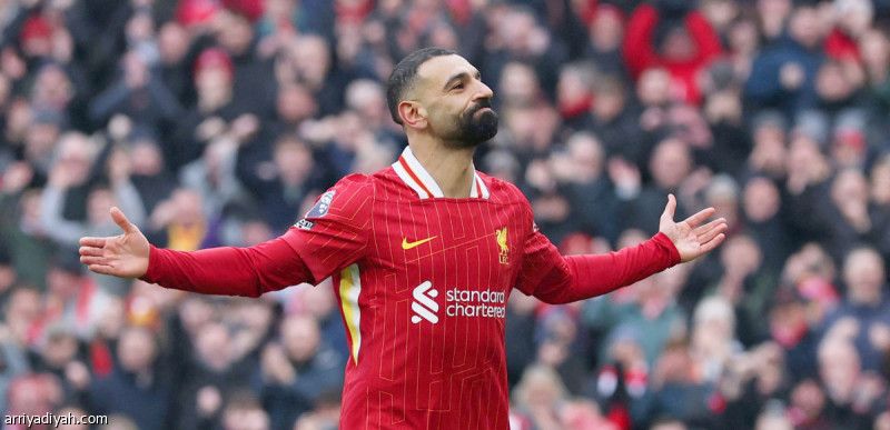 صلاح يعادل رقم جيرارد