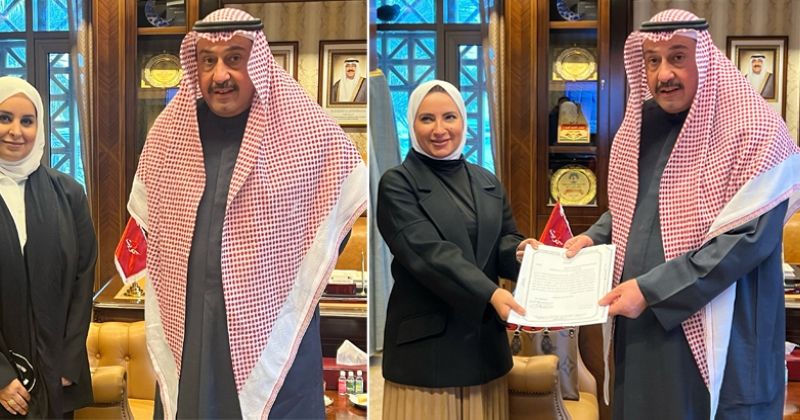 الحمود استقبل الفوزان والمطيري: للشباب الكويتي جهود علمية محل تقدير واهتمام