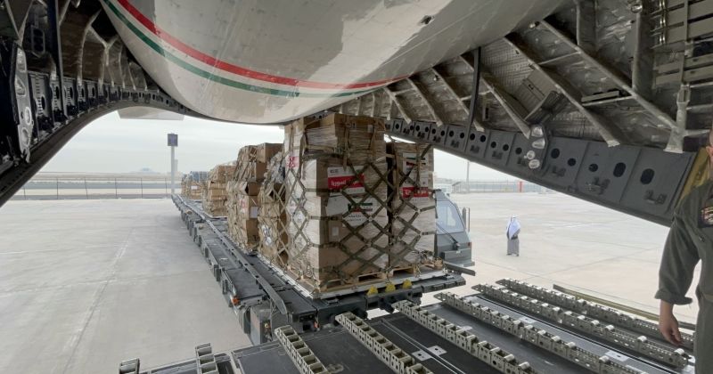 40 طنا من المواد الطبية إلى سوريا ضمن حملة «الكويت بجانبكم»