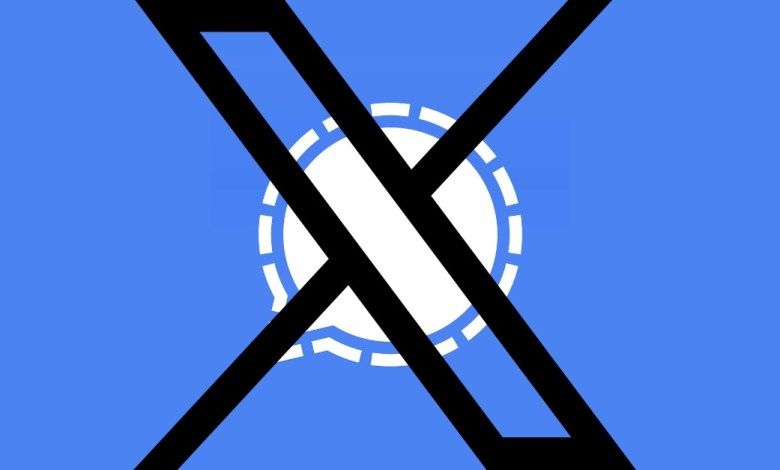 اكس يضع قيودًا على روابط سيجنال