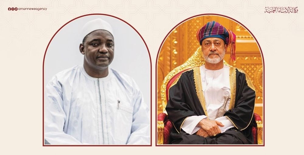 جلالة السُّلطان المعظم يهنئ رئيس جامبيـا