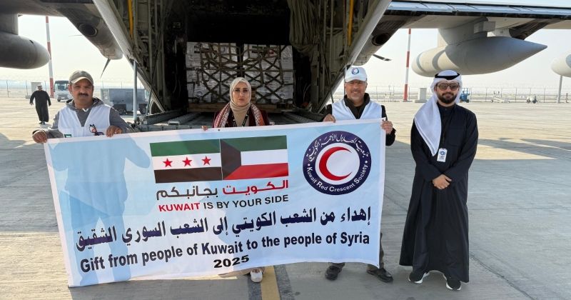 الجسر الجوي الكويتي لإغاثة سوريا.. يتواصل