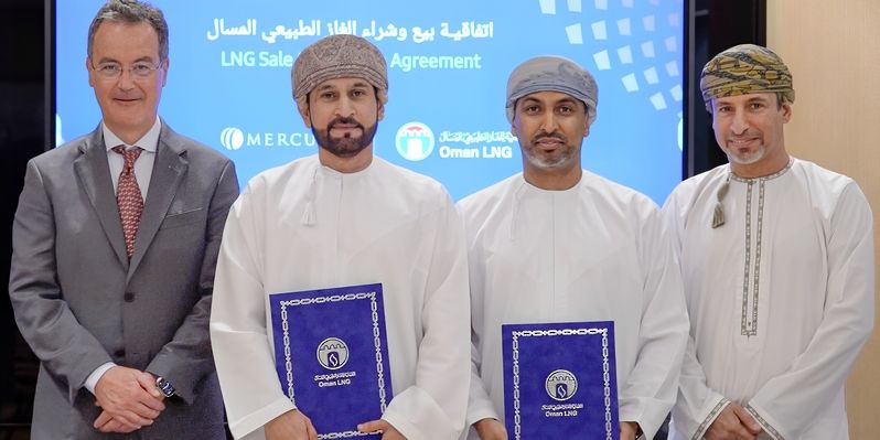 توقيع اتفاقية بيع وشراء الغاز الطبيعي المسال