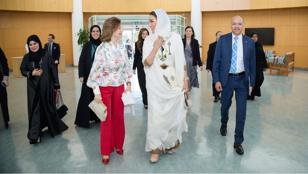 صاحبة السمو تشهد فعالية برنامج ريادة الأعمال المجتمعية في مؤسسة قطر