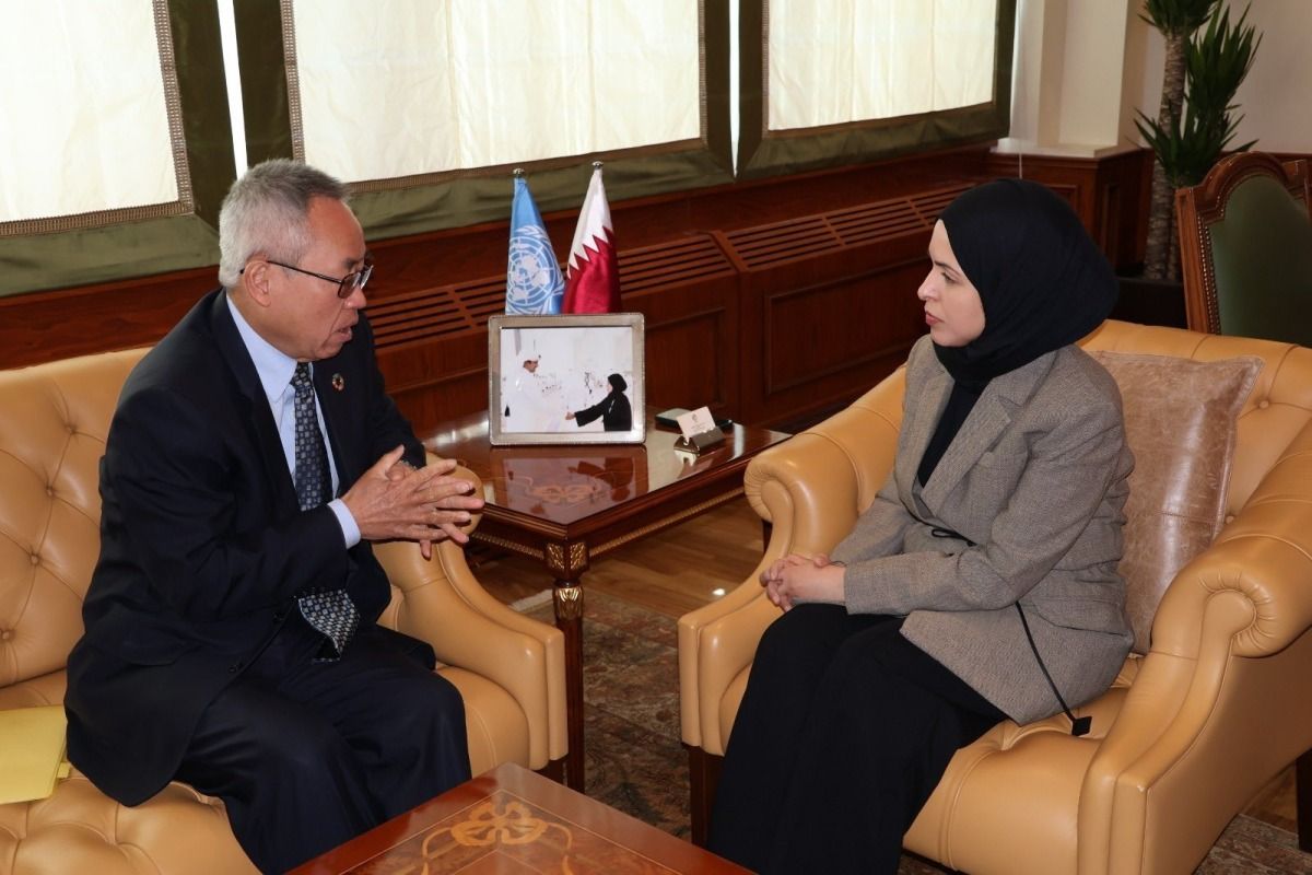 المندوب الدائم لدولة قطر لدى الأمم المتحدة تجتمع مع وكيل الأمين العام للشؤون الاقتصادية والاجتماعية