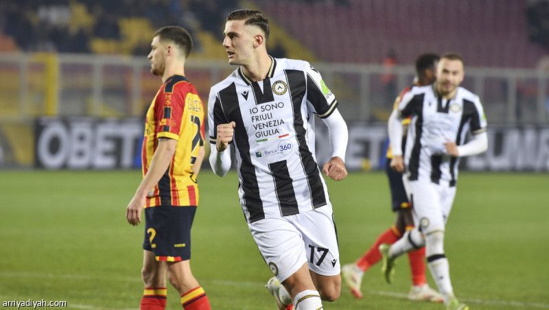 أودينيزي يتخطى ليتشي بجزائية