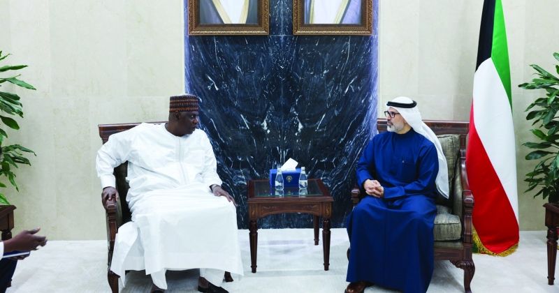 الجابر مستقبلاً سفير النيجر