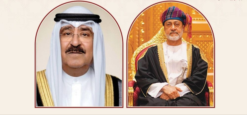 جلالة السُّلطان المعظّم يُهنئ أمير دولة الكويت