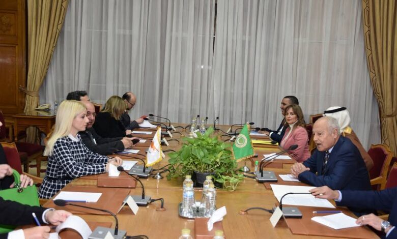 ابو الغيط يستقبل رئيسة البرلمان القبرصي ويشيد بمواقف بلادها من القضية الفلسطينية