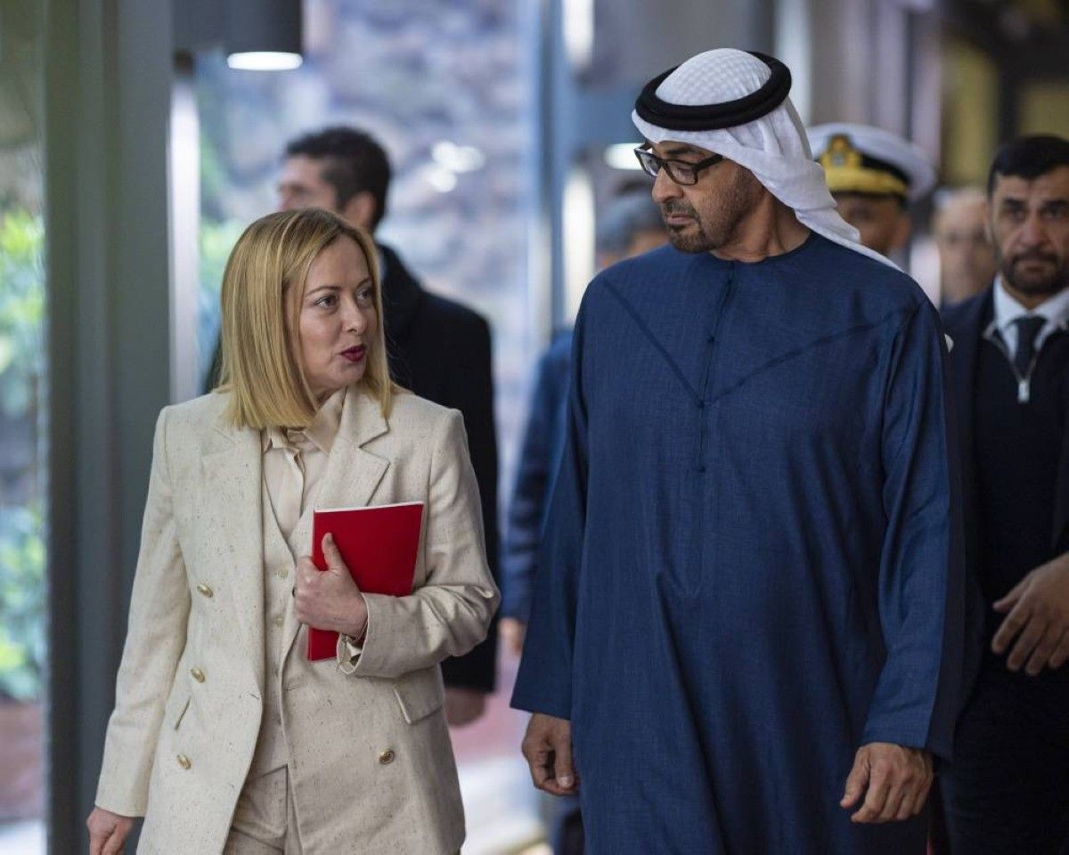 رئيس الدولة ورئيسة وزراء إيطاليا يشهدان جانباً من «منتدى الأعمال الإماراتي الإيطالي»