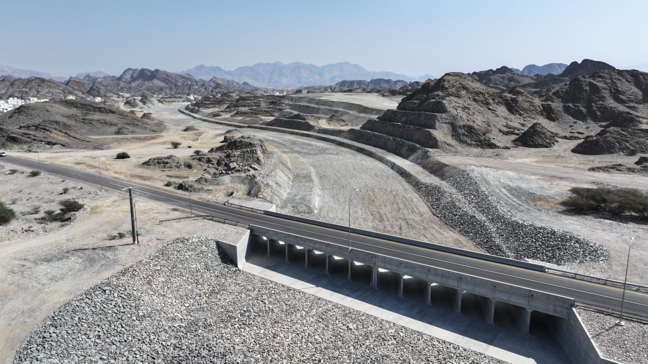 افتتاح سد الحماية بالجفينة في ولاية ⁧‫العامرات‬⁩