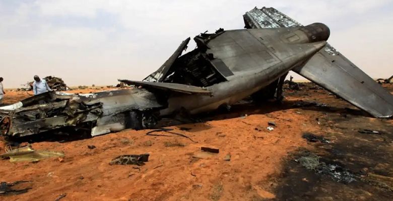 46 قتيلا في تحطم طائرة عسكرية سودانية فى أم درمان