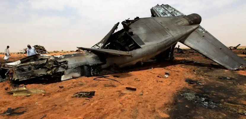 46 قتيلا في تحطم طائرة عسكرية سودانية فى أم درمان