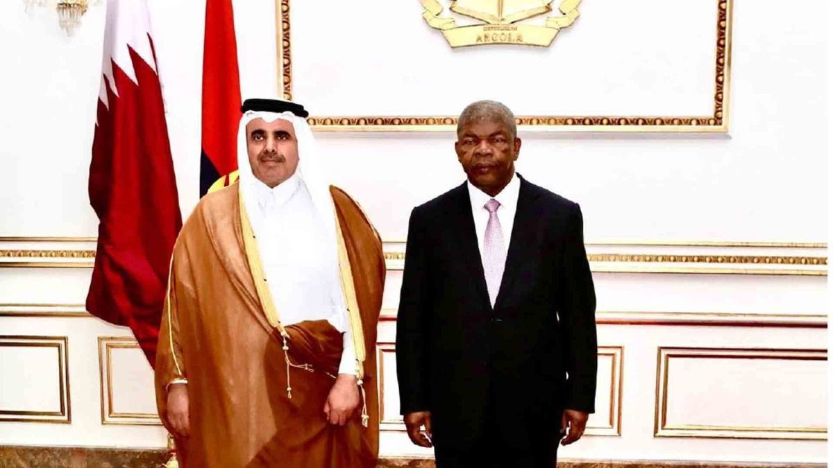 رئيس جمهورية أنغولا يتسلم أوراق اعتماد سفير دولة قطر