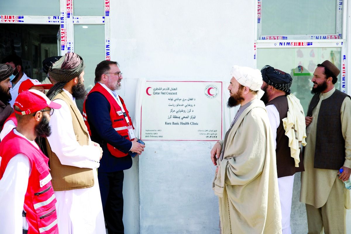 الهلال القطري يدشن مركز رعاية الأمومة والطفولة في قندهار