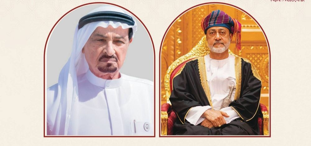 جلالة السُّلطان يُعزي حاكم إمارة عجمان