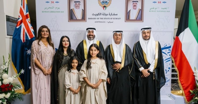 سفارتا الكويت لدى أستراليا والسويد تحتفلان بالأعياد الوطنية
